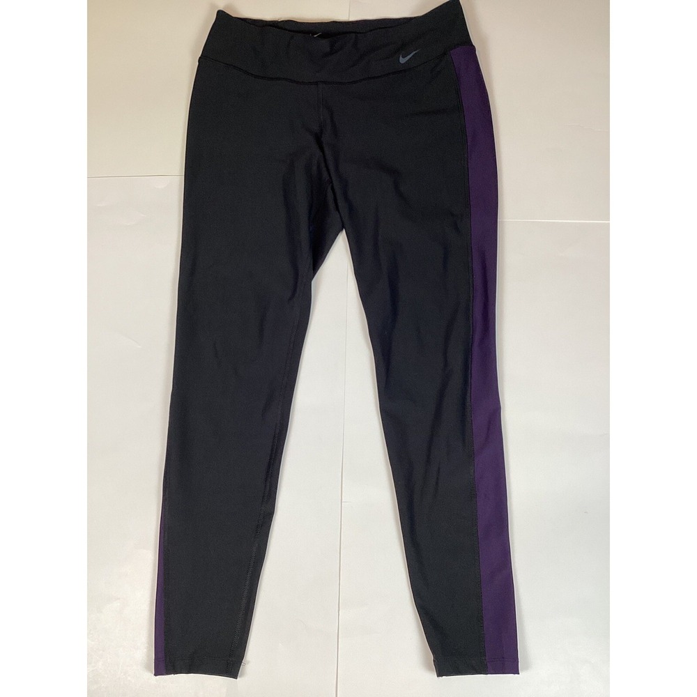 Nike Leggings Dri Fit Womens Large Active Compression Pants Yoga Comfort Sports